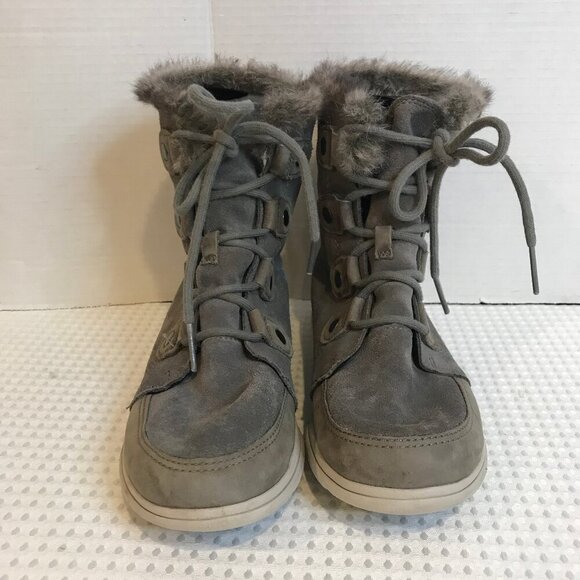 SOREL EXPLORER JOAN INSULATED SUEDE LACED UP BOOT SIZE 8.5 - Picture 10 of 10